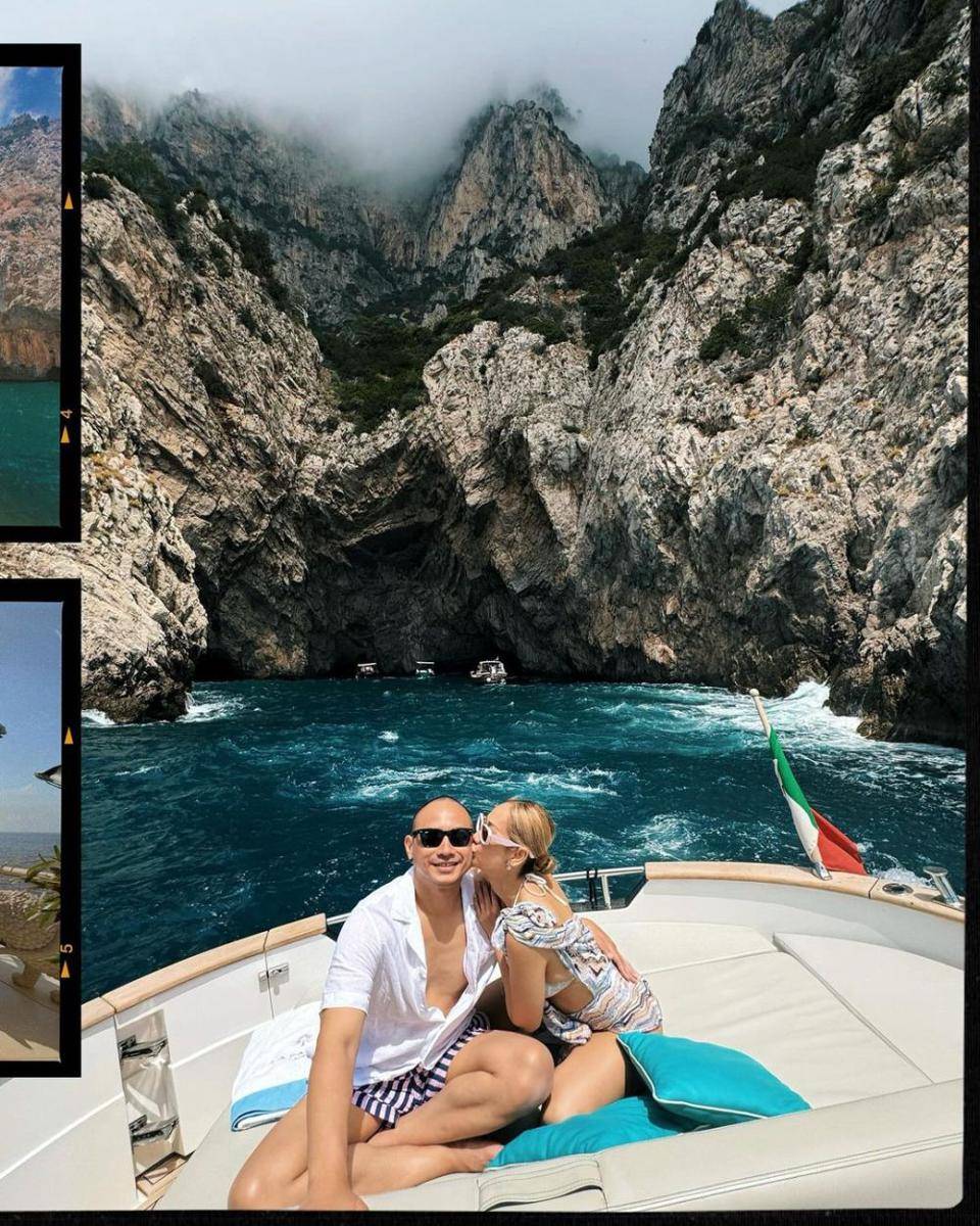 potret BCL dan Tiko di Pulau Capri, Italia (instagram.com/itsmebcl)