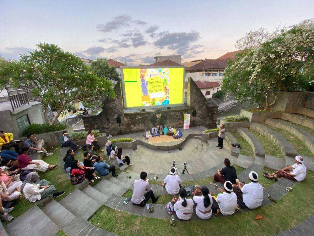 acara Seken Nak Kodya? Anak Muda Bicara Kota, pada Jumat (21/6/2024), di Youth Park Taman Kota Denpasar. (Dok.Balebengong)
