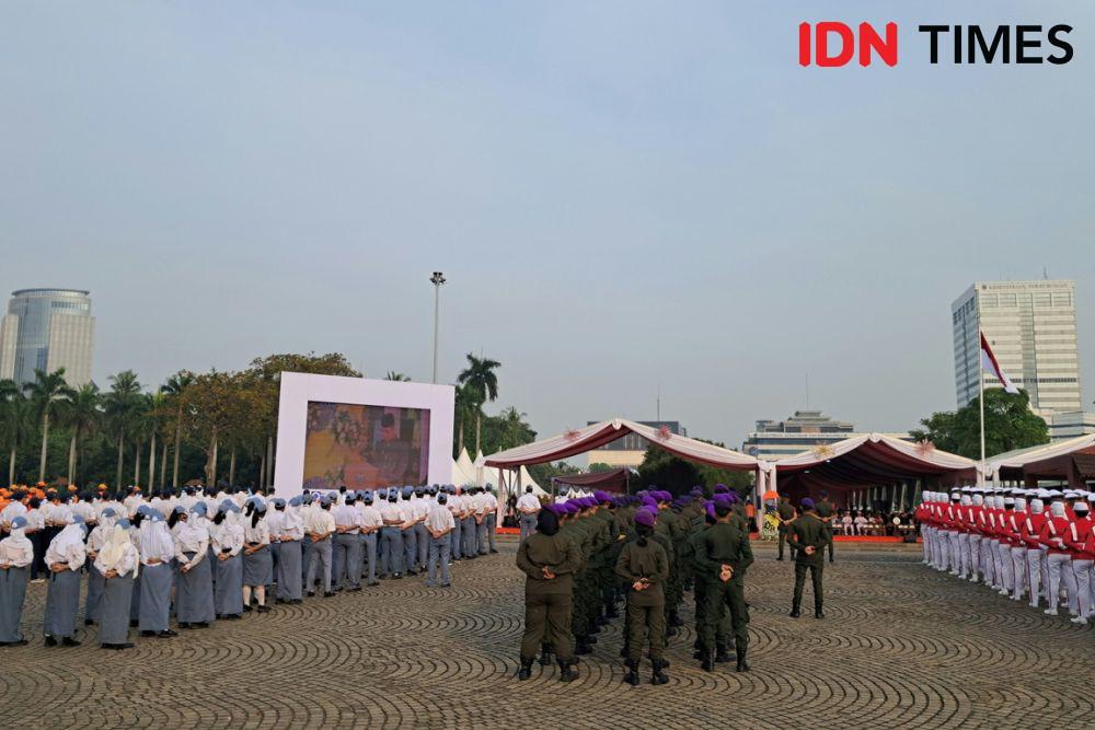 Heru Pimpin Upacara HUT Terakhir Jakarta sebagai Ibu Kota Negara