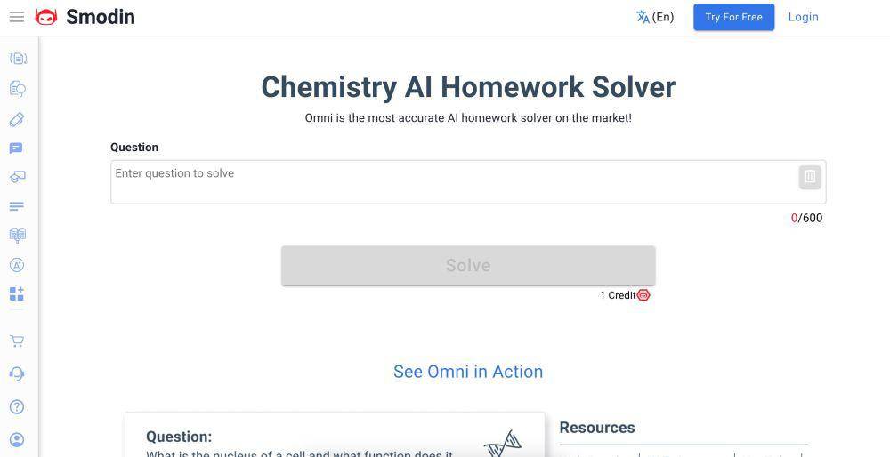 Chemistry AI Homework Solver (smodin.io)