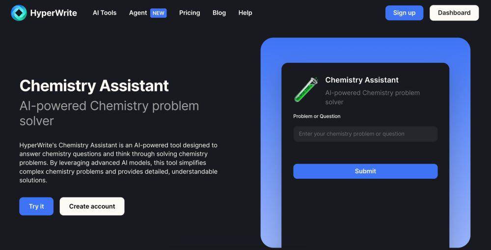 Chemistry Assistant (hyperwriteai.com)