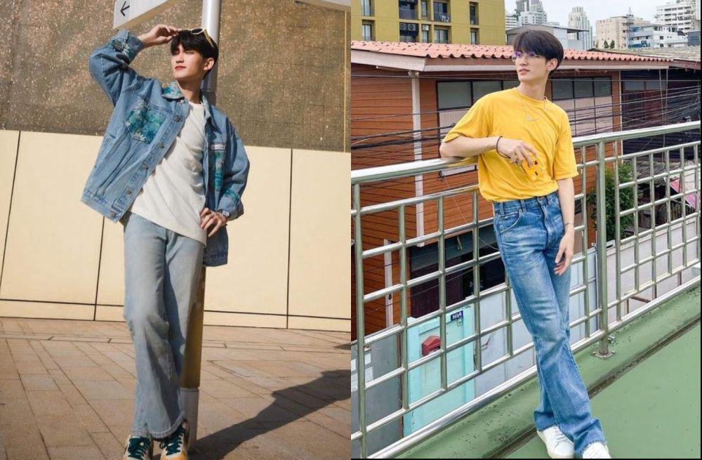 9 Referensi Outfit Street Style ala First Chalongrat, Mudah Disontek!