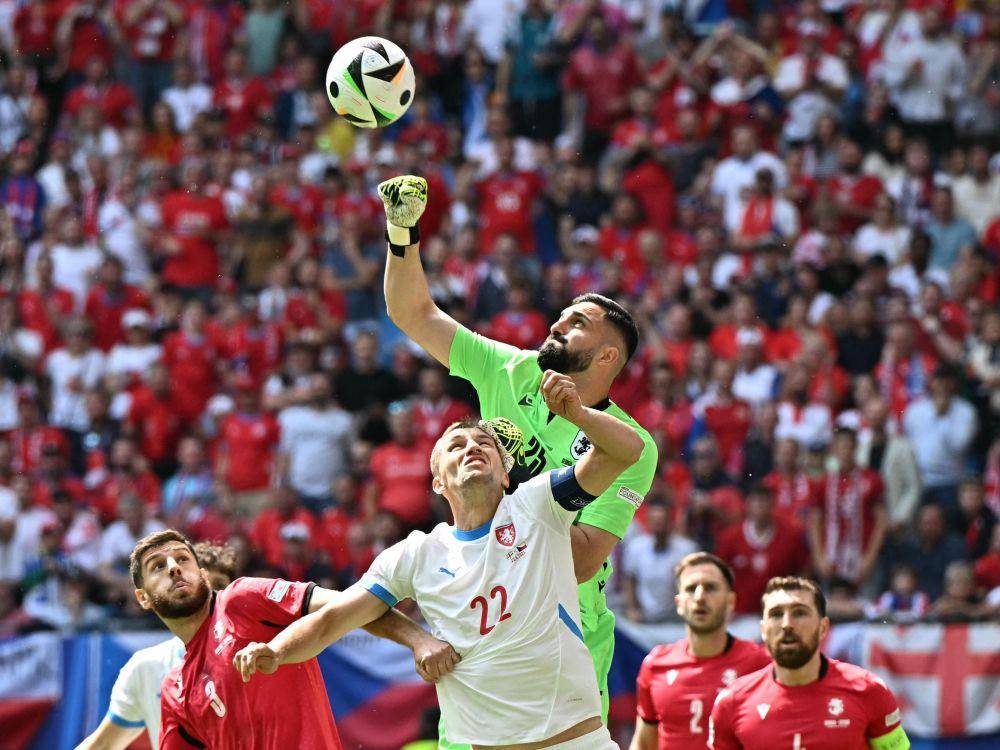 Duel Georgia versus Ceko dalam penyisihan Grup F Euro 2024 (X @Euro2024)