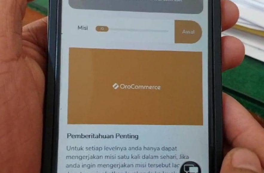 Penampakan website investasi trading digunakan tersangka DP. (DOK. Polsek Sukarame).