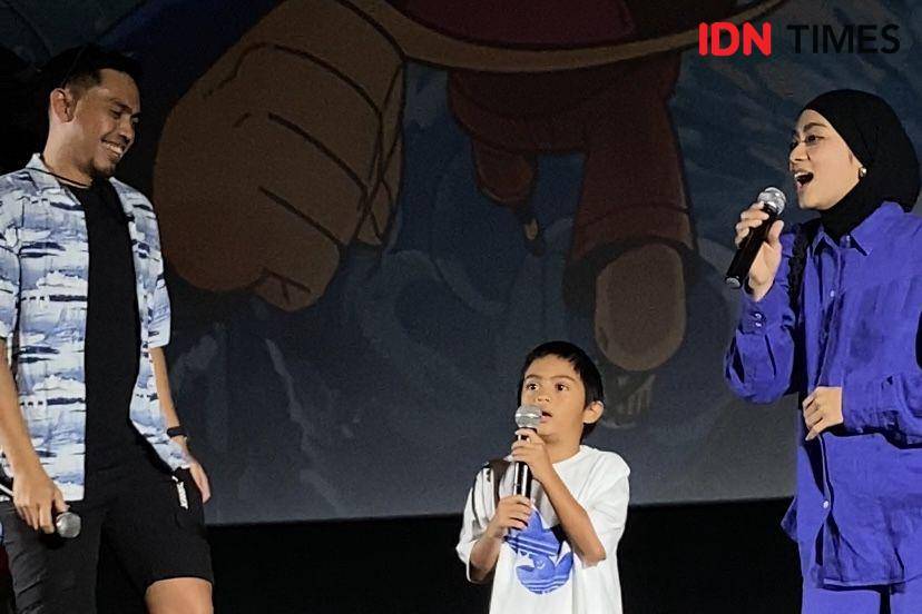 potret artis di gala premiere film Si Juki the Movie: Harta Pulau Monyet (dok. IDN Times/Rani Asnurida)