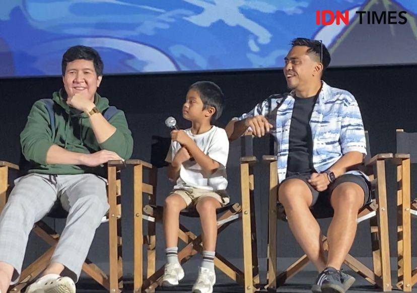 potret artis di gala premiere film Si Juki the Movie: Harta Pulau Monyet (dok. IDN Times/Rani Asnurida)