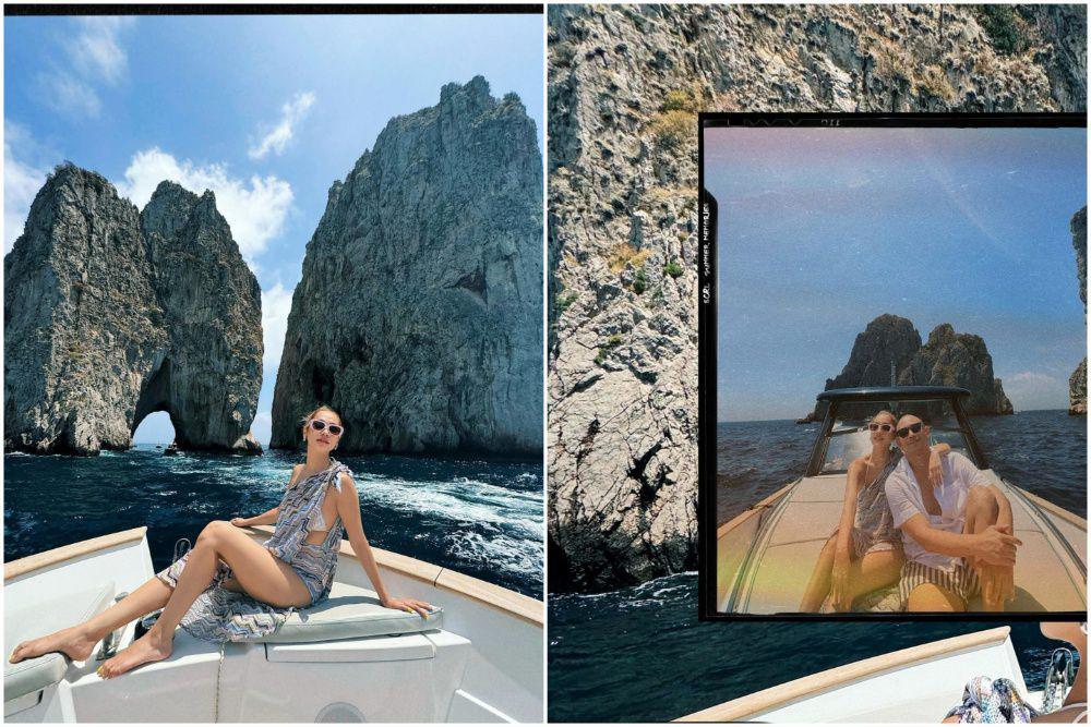 7 Potret BCL dan Tiko Liburan ke Pulau Capri di Italia, Eksotis!