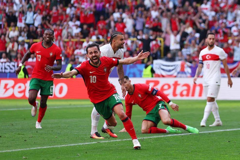 Babak I: Diwarnai Gol Bunuh Diri, Portugal Unggul 2-0 Atas Turki