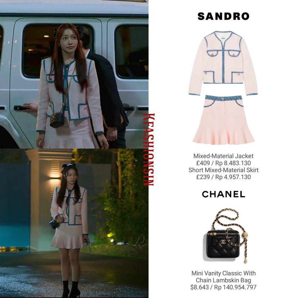 8 Harga Outfit Yoon He-ra di Drakor Hierarchy, Matching dan Feminim