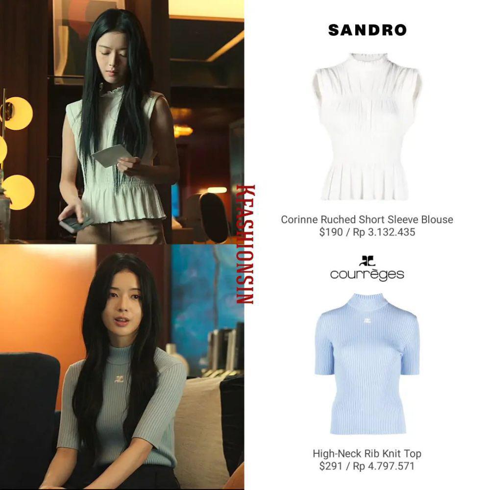 13 Harga Outfit Jung Jae-i di Kdrama Hierarchy, Mahal dan Elegan