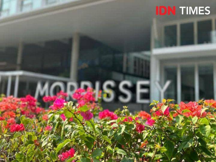Hotel morrisey jakarta yang kini sedang berproses menuju ke hotel bintang lima. (IDN Times/Foto : Tangkapan layar@iamorrisey)