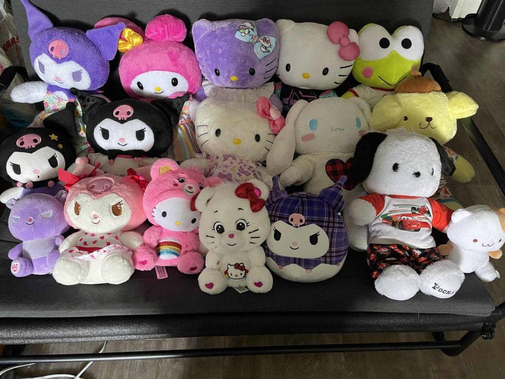 potret koleksi boneka Sanrio (reddit.com/user/pondsywho)