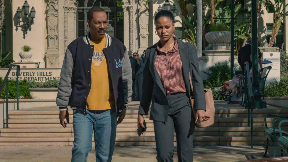 Eddie Murphy dan Taylour Paige dalam film Beverly Hills Cop: Axel F. (dok. Netflix/Beverly Hills Cop: Axel F)