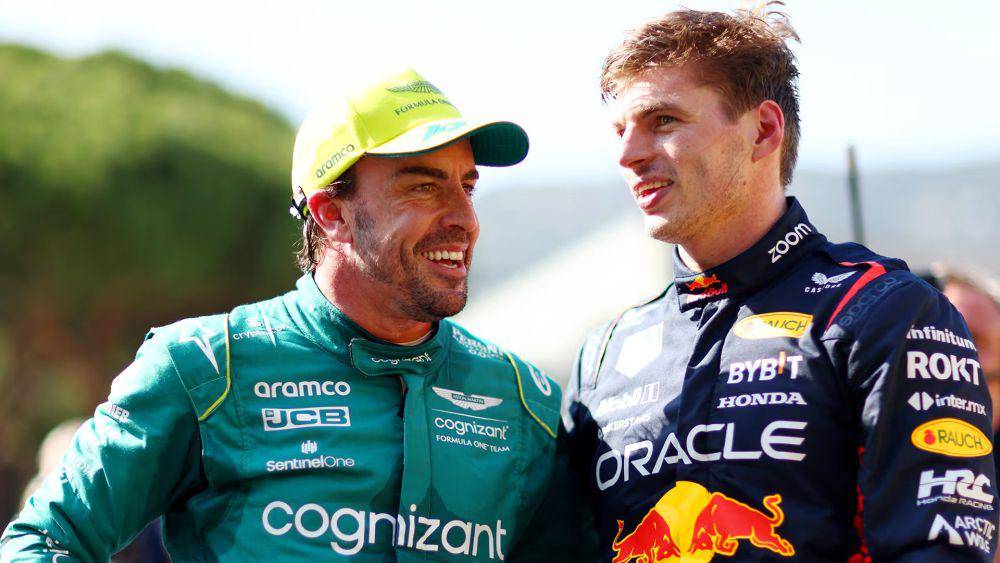 Fernando Alonso dan Max Verstappen (formula1.com)