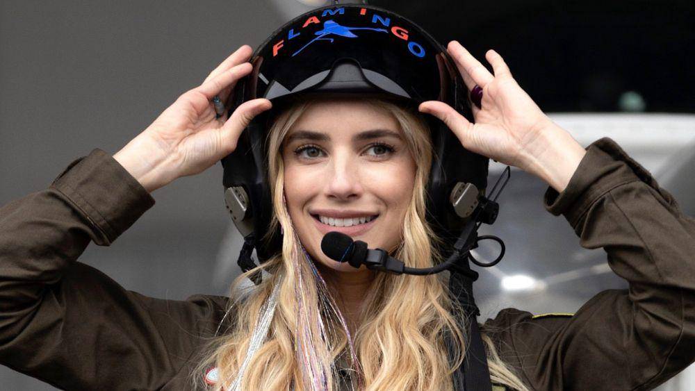 Emma Roberts dalam film Space Cadet. (dok. Prime Video/Space Cadet)