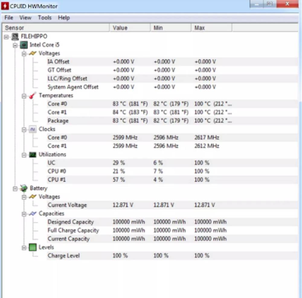 HWMonitor (dok. HWMonitor)
