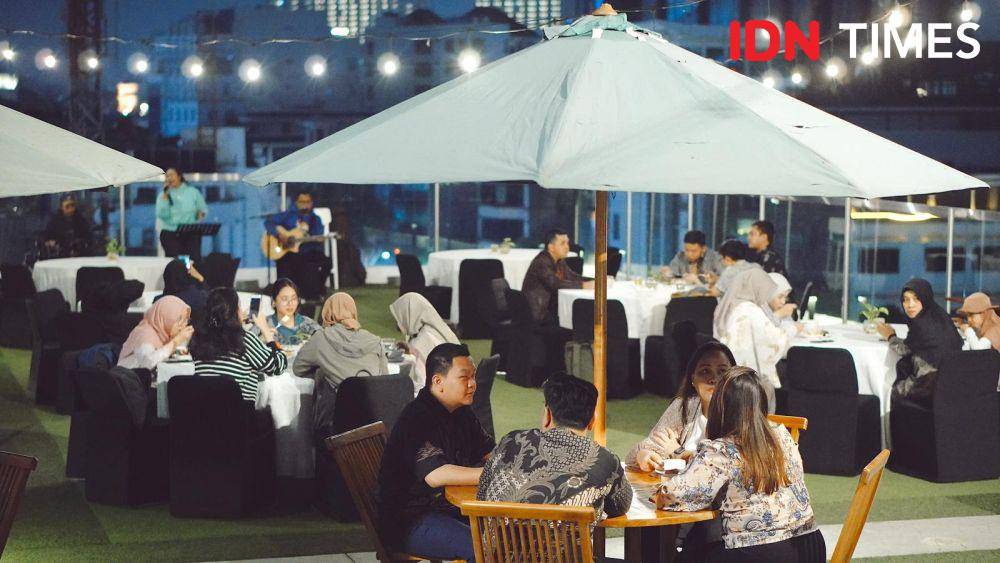 Suasana jakarta culinary di hotel morrisey dalam partisipasinya meriahkan hari jadi kota jakarta ke 497, Minggu (23/6/2024).(IDN Times/Foto : Dok. Berlian)