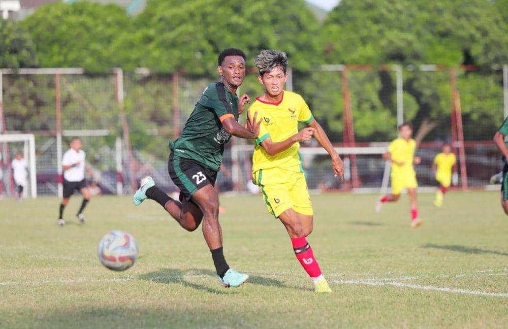 Duel tim PON Sumut kontra Papua Pegunungan di Bandun, Minggu (23/6/2024) (dok.tim PON Sumut)