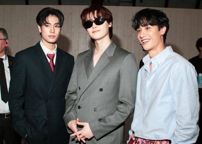 potret Tay Tawan dan Phuwin Tangsakyuen di Paris Fashion Week (instagram.com/gmmtv)