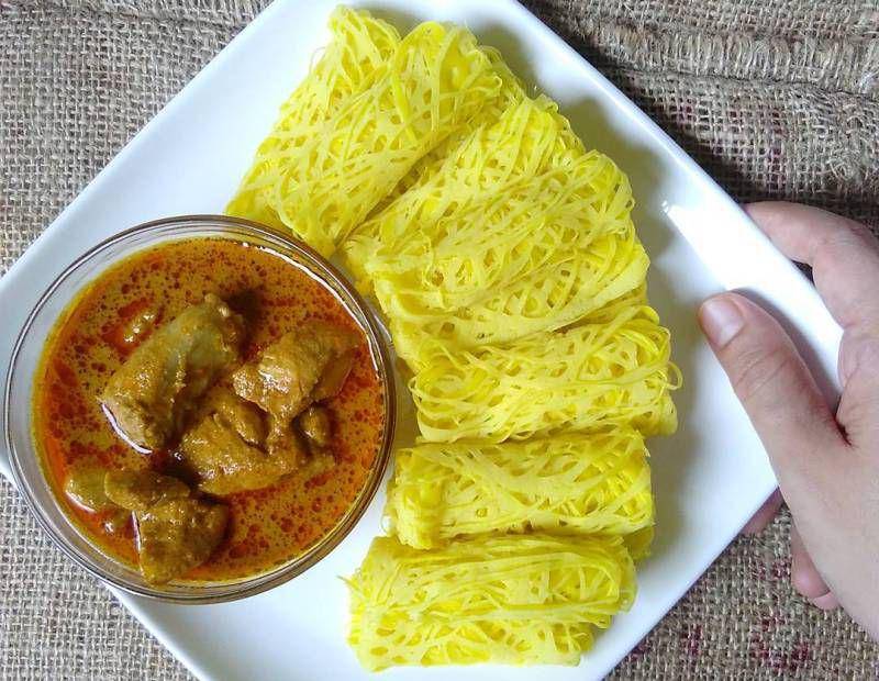 ilustrasi roti jala (smkabdurrab.sch.id/Makanan Khas Pekanbaru)