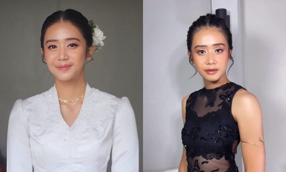 7 Gaya dan Makeup Pernikahan Tayara Callista, Istri Vadi Akbar