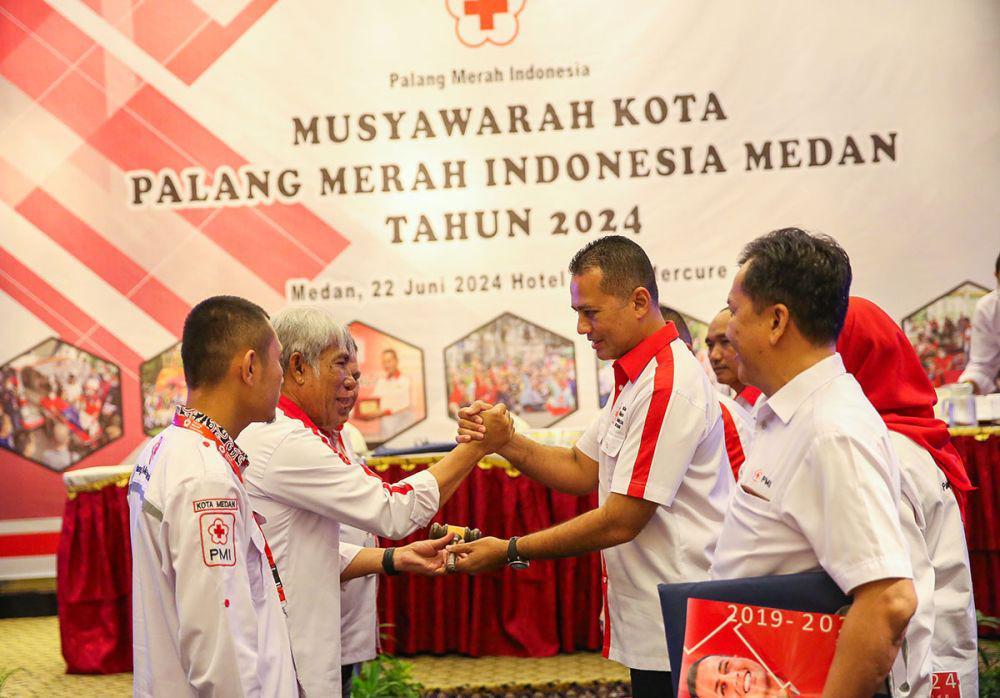 Musa Rajekshah Kembali Jadi Ketua PMI Kota Medan Periode 2024-2029