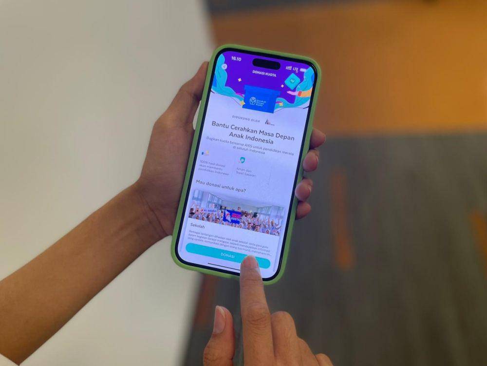 Donasi Kuota dengan AXISNET (Dok. XL Axiata)