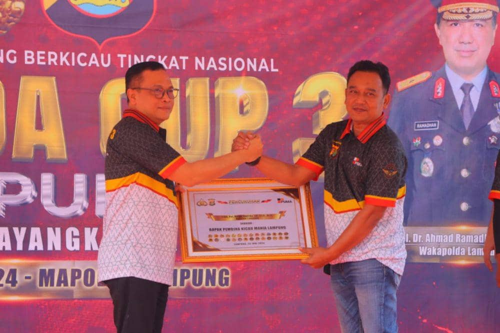 Lomba Burung Berkicau Kapolda Lampung Cup 2024, diadakan oleh Polda Lampung untuk memperingati Hari Bhayangkara ke-78, Minggu (23/6/2024). (Dok. Polda Lampung).