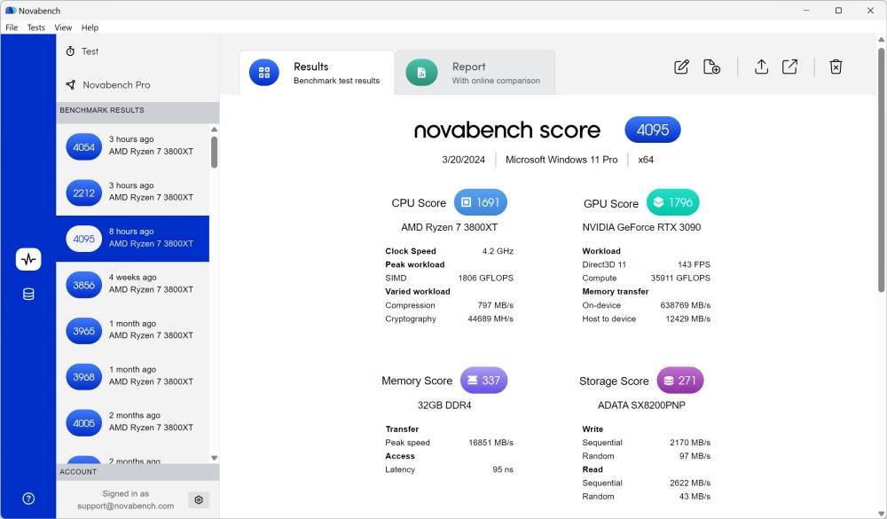 Novabench (dok. Novabench)