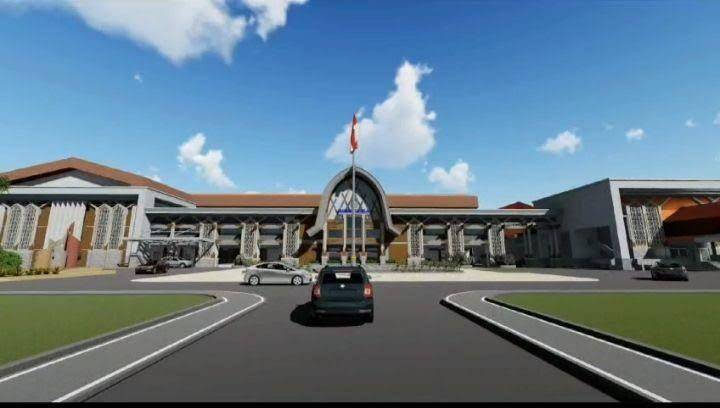 Desain rencana renovasi Kantor Gubernur NTB. (dok. Dinas PUPR NTB)