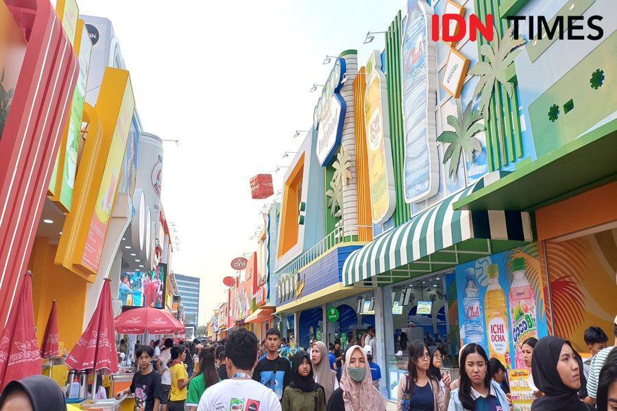 Area open space, Jakarta Fair 2024 (IDN Times/Dhiya Awlia Azzahra)