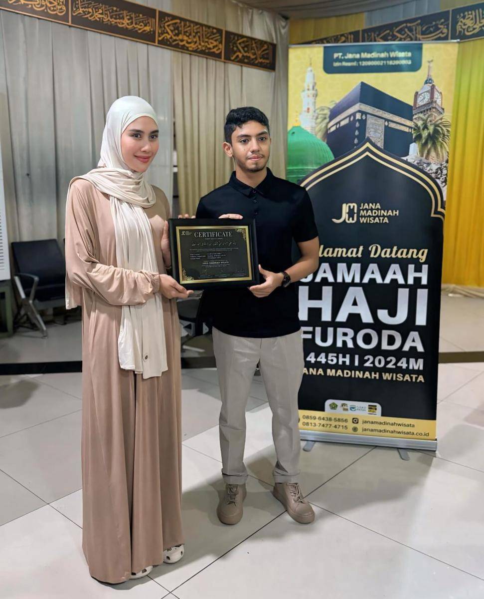 Nisya, Syahnaz dan Caca Tengker pulang haji (Instagram.com/syahnazs)