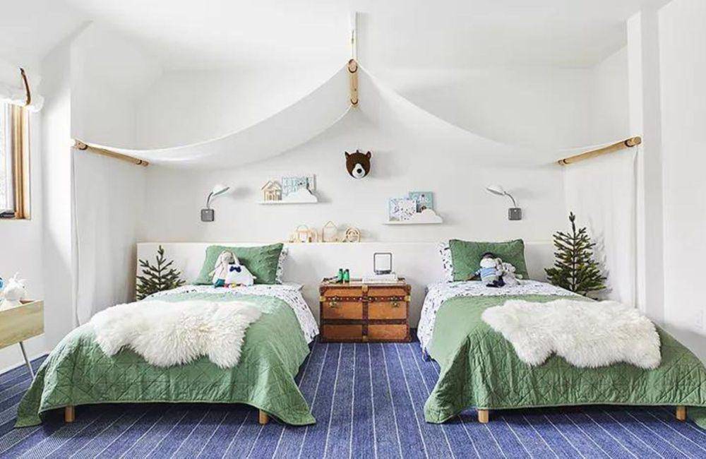 inspirasi desain kanopi tempat tidur anak (thespruce.com)