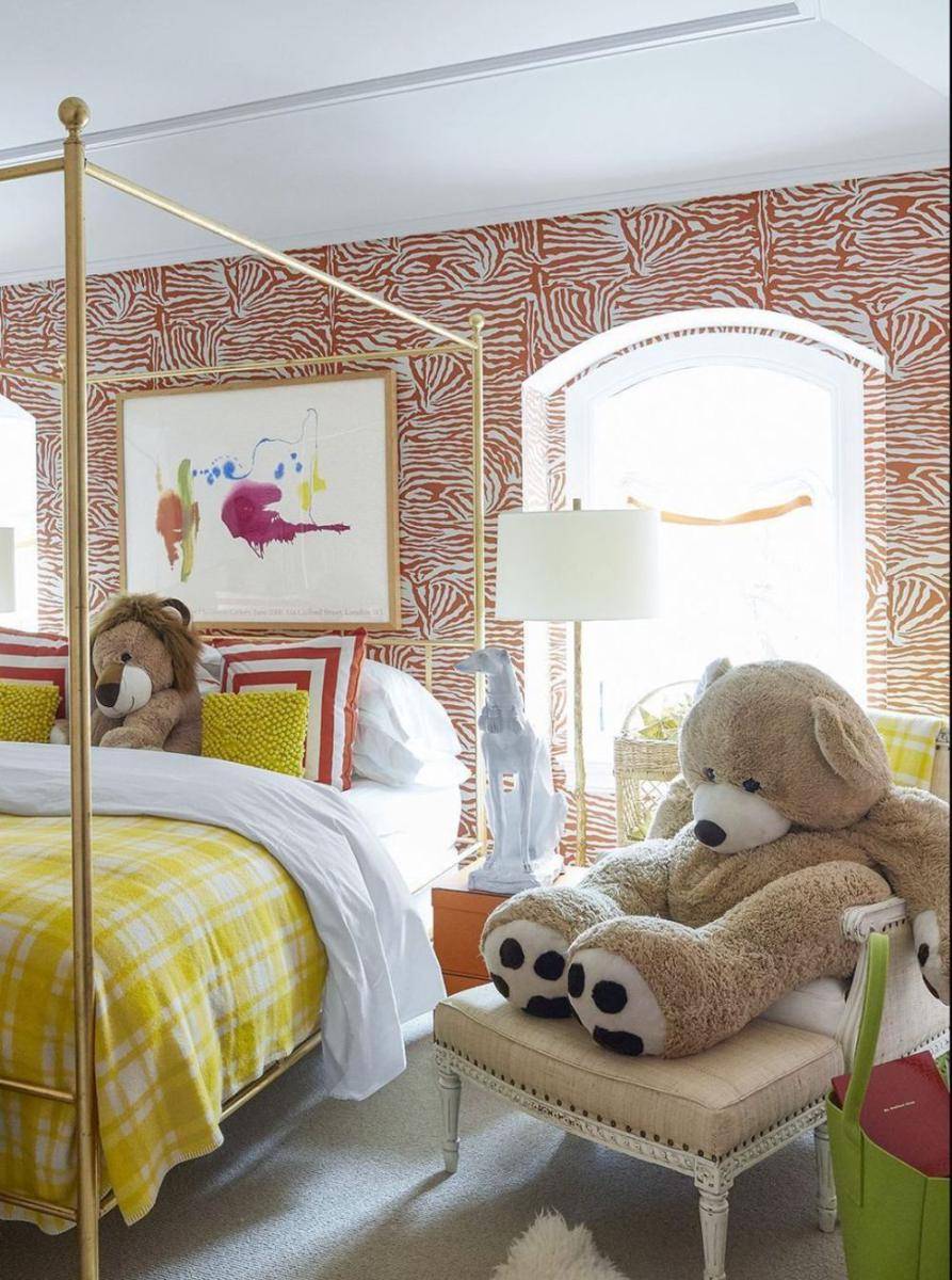 inspirasi desain kanopi tempat tidur anak (elledecor.com)