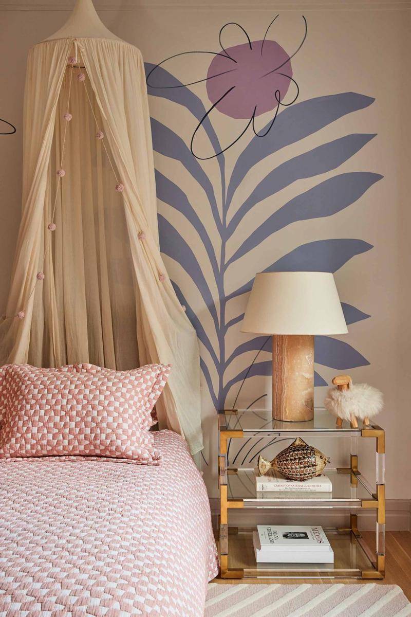 inspirasi desain kanopi tempat tidur anak (elledecor.com)