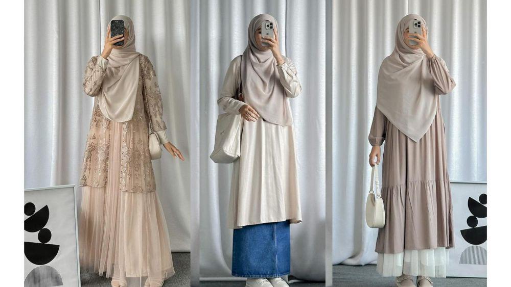 9 Ide Padu Padan Maxi Skirt untuk Hijab Syari ala Influencer Livia