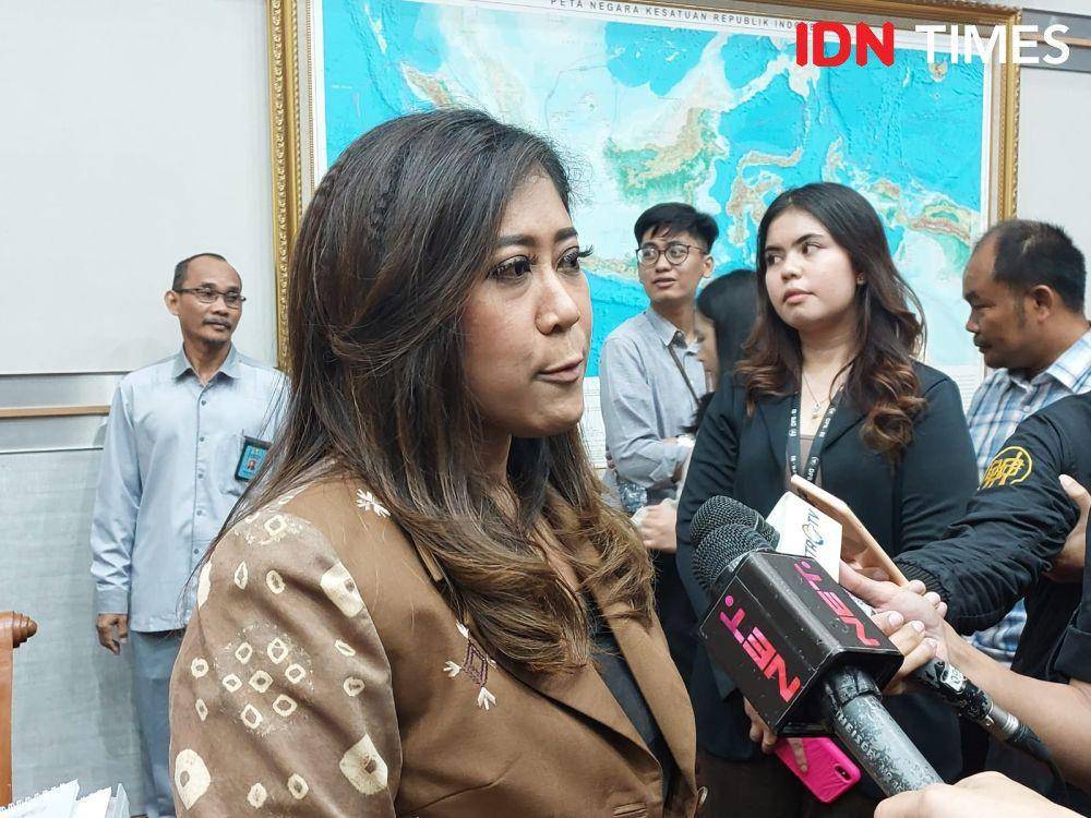 Ketua Komisi I DPR dari fraksi Partai Golkar, Meutya Hafid. (IDN Times/Santi Dewi)