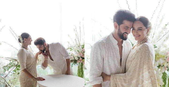 8 Foto Pernikahan Sonakshi Sinha dan Zaheer Iqbal usai Pacaran 7 Tahun