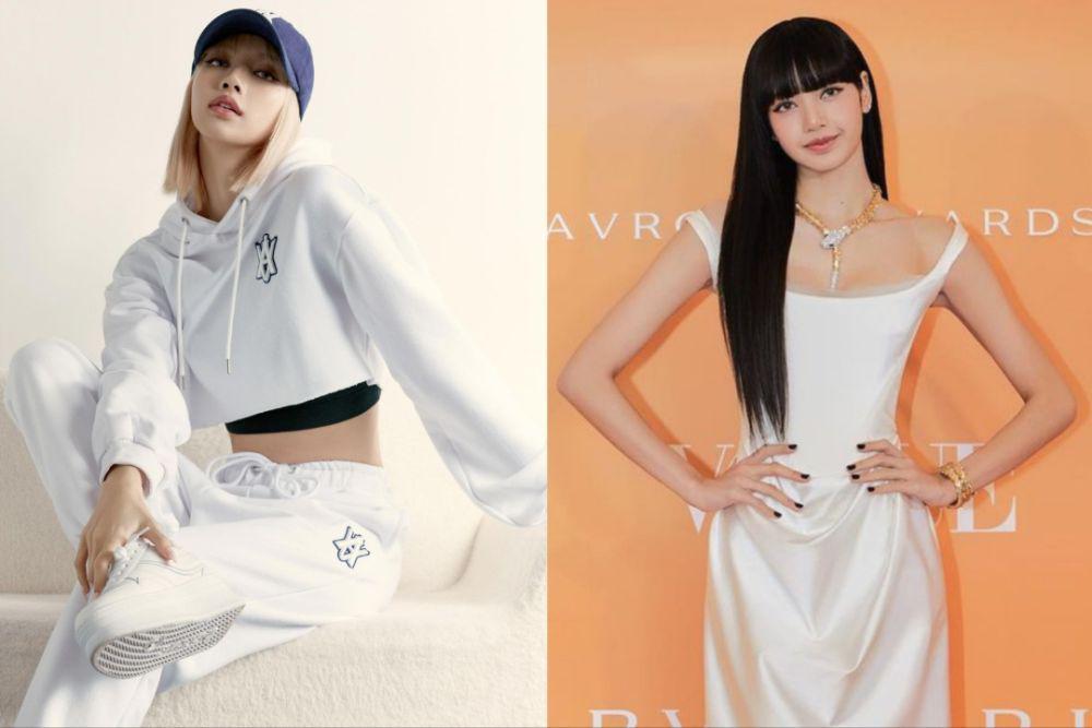 10 Inspirasi Outfit Nuansa Putih ala Lisa BLACKPINK, Gak Pernah Gagal!