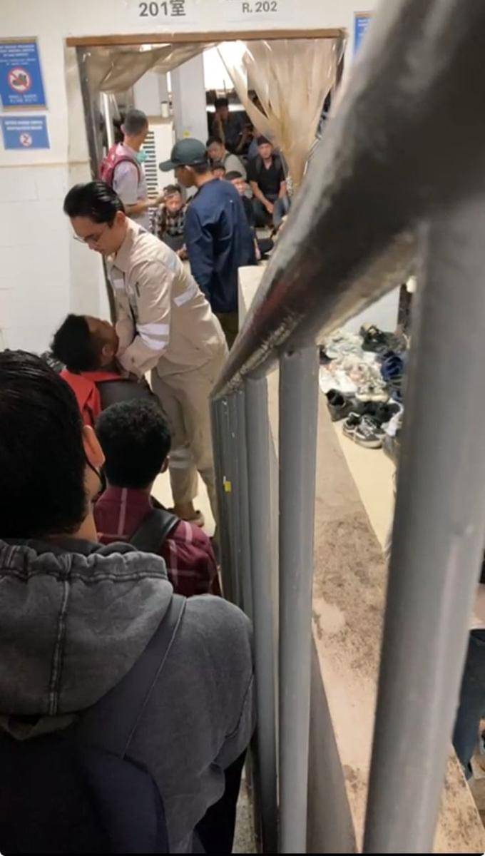 Potongan video viral aksi HRD di kawasan PT IMIP. (Instagram/morowali.info)