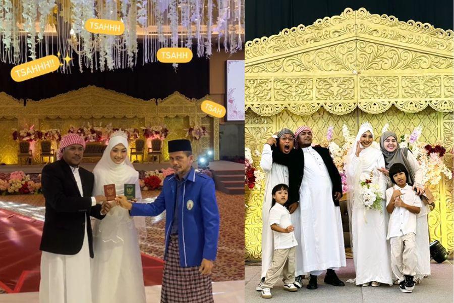 15 Dekorasi Nikah Mamat Alkatiri dan Nafha Firah, Mewah dan Meriah
