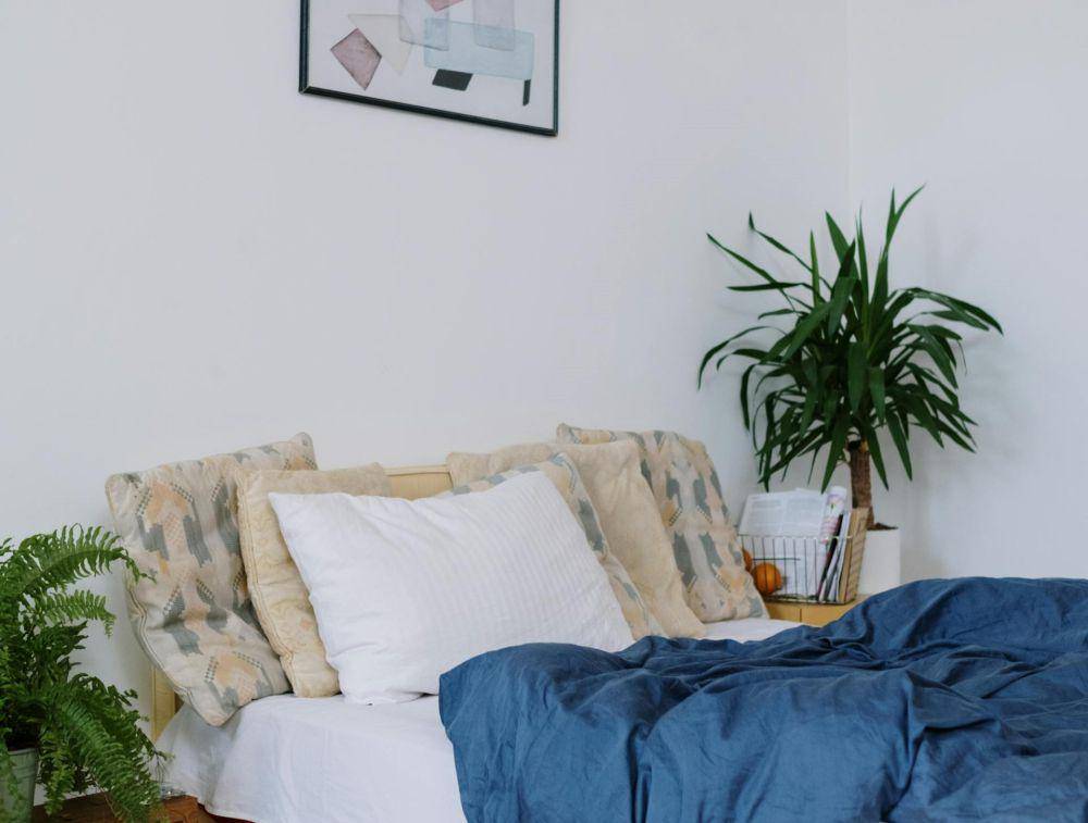 ilustrasi palet warna cerah pada dinding kamar minimalis (pexels.com/cottonbro studio)