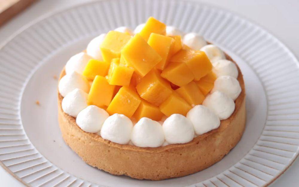 ilustrasi mango cheese tart (YouTube.com/HidaMari Cooking)