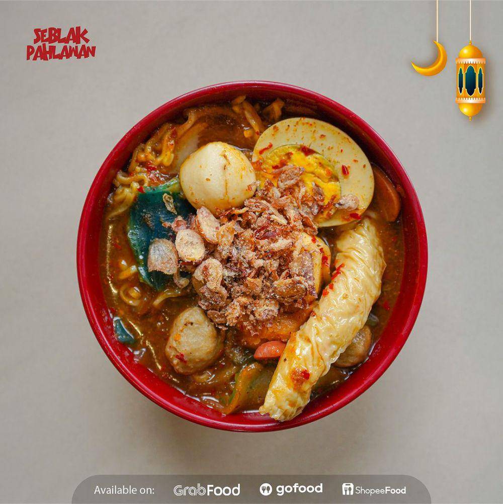 salah satu menu di Seblak Pahlawan (instagram.com/seblakpahlawan.id)