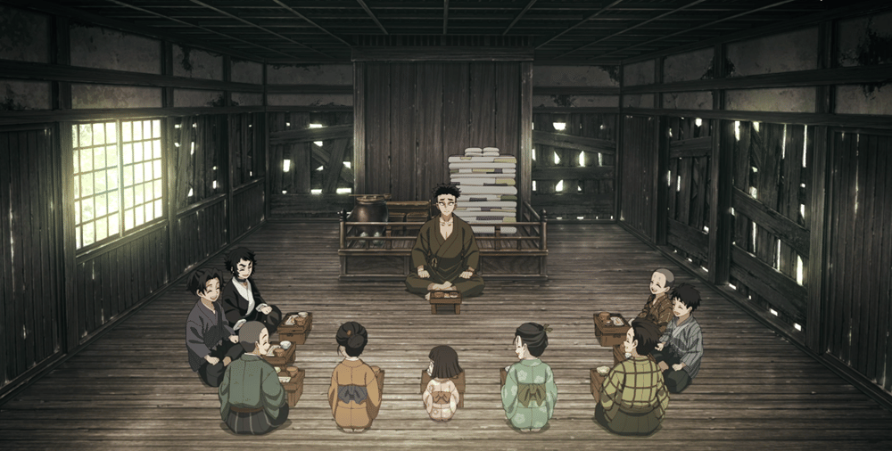 Masa lalu Gyomei (dok. Ufotable/ Kimetsu no Yaiba Season 4 Hashira Training Arc)