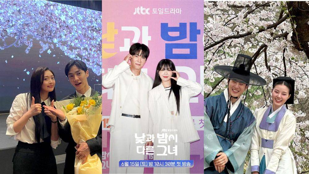 Choi Gyu Ri dan Lee Gikwang (instagram.com/whysodurious) | Choi Jin Hyuk dan Eunji Apink (instagram.com/jtbcdrama) | Suho EXO dan Hong Ye Ji (instagram.com/red._.yeji_)