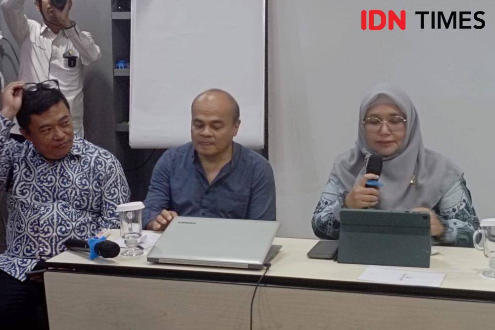 Media briefing KuPP Pekan Anti Penyiksaan di Jakarta, Senin (24/6/2024). (IDN Times/Dini Suciatiningrum)