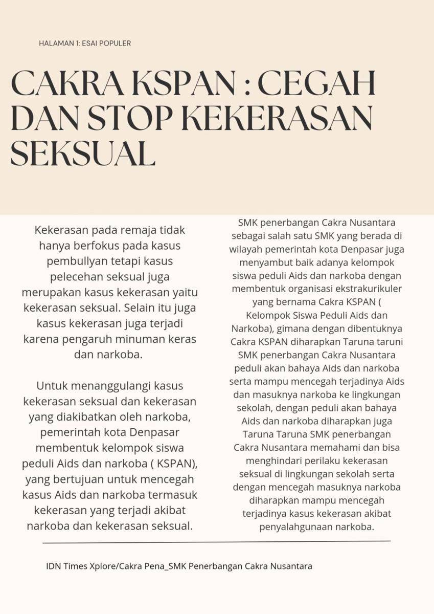 IDN Times Xplore/Cakra Pena_SMK Penerbangan Cakra Nusantara