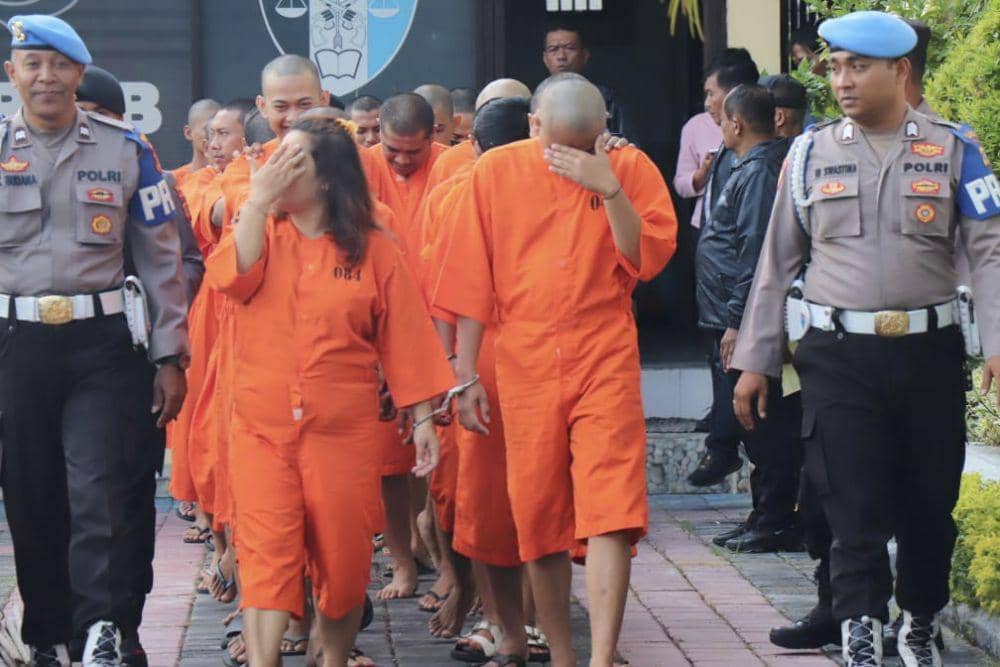 Tersangka di Polresta Denpasar (Dok.IDN Times/istimewa)