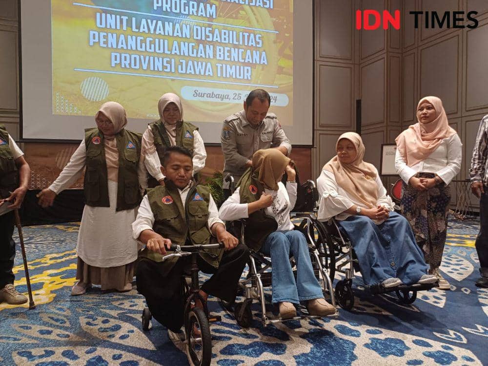 Jatim Latih Mitigasi Bencana dan EWS Ramah Difabel
